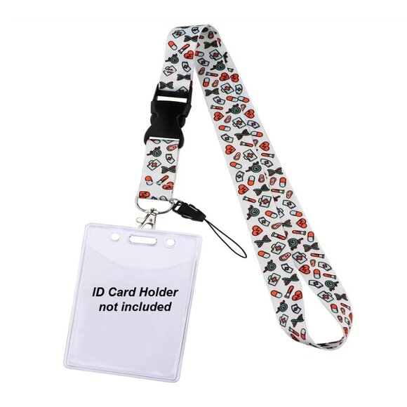 ID, Key, Card Holder, Lanyard for Nurses, Doctors, Pharmacists, Students - Picture 2 of 4